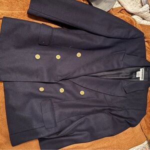 Jennifer Moore Dark Blue Blazer with Metallic Accents